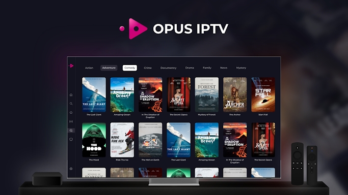 OPUS IPTV Smarters Player Live screenshots