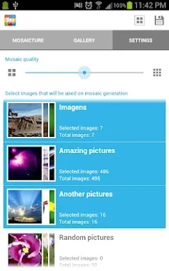 Mosaicture Lite - Photo Mosaic screenshots