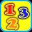 Numbers for kids flashcards icon