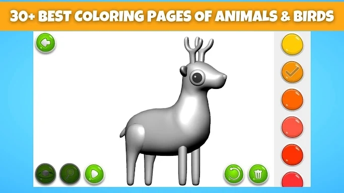 Kids 3D Animal Coloring Pages screenshots