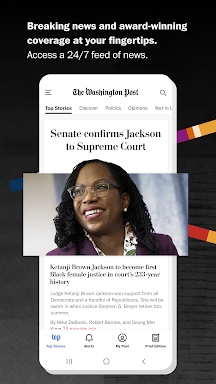 Washington Post screenshots