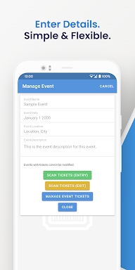 Event Ticket Hero: Create. Run screenshots