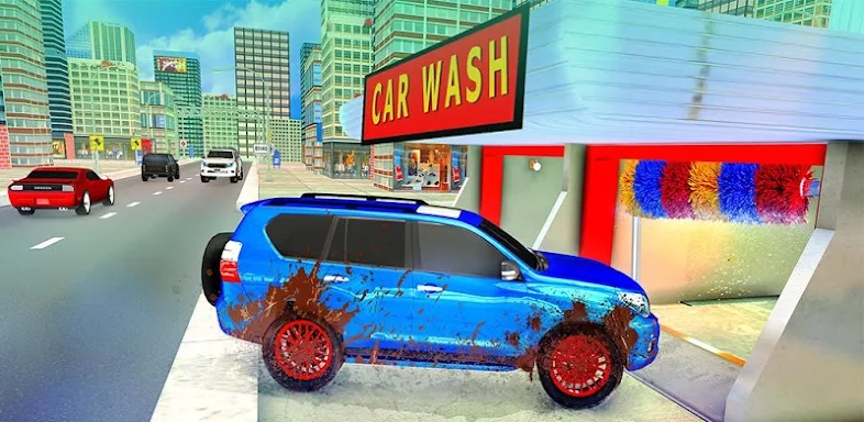 Real Prado Car Wash Service Station: Car Games screenshots