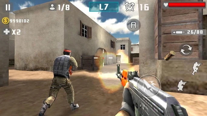 Gun Shot Fire War screenshots