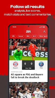 AS -  News and sports results screenshots