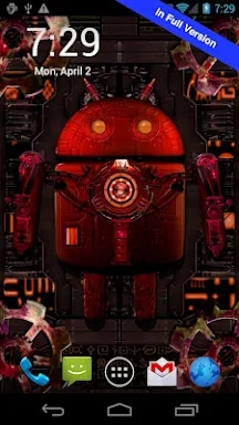 Steampunk Droid Free Wallpaper screenshots