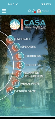 CASA Annual Conference App screenshots