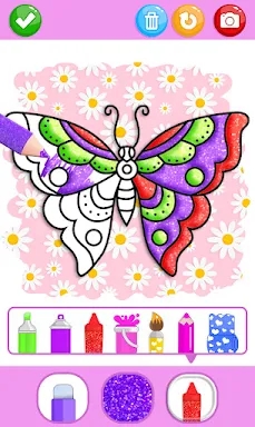 Butterfly Coloring Glitter screenshots