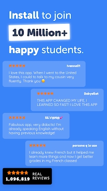 Falou - Fast language learning screenshots