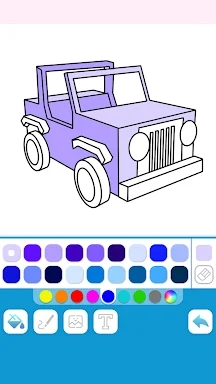 Car coloring games - Color car screenshots