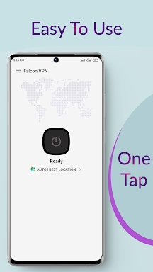 Falcon VPN screenshots