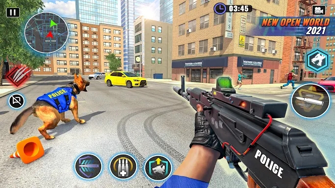 US Police Dog Bank Crime Chase screenshots