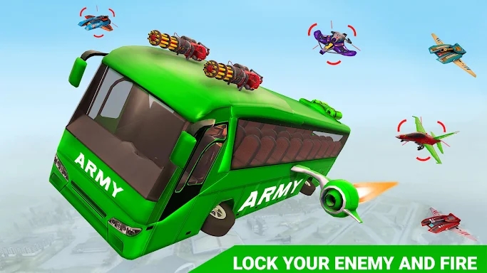 Army Bus Robot Car Game 3d screenshots
