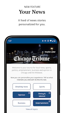 Chicago Tribune screenshots