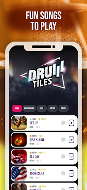 Magic Drum Tiles drumming game screenshots