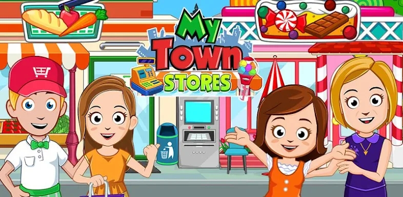 My Town: Stores Dress up game screenshots
