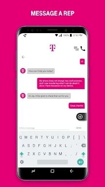 T-Mobile screenshots