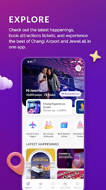 Changi App screenshots