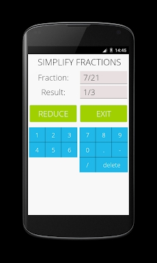 Simplify Fractions Calculator screenshots