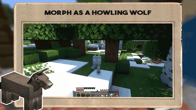 Morph Addon Mobs in MCPE screenshots