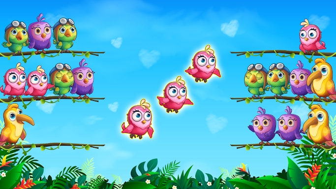 Bird Sort Puzzle: Color Game screenshots