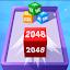Chain Cube 2048: 3D Merge Game icon