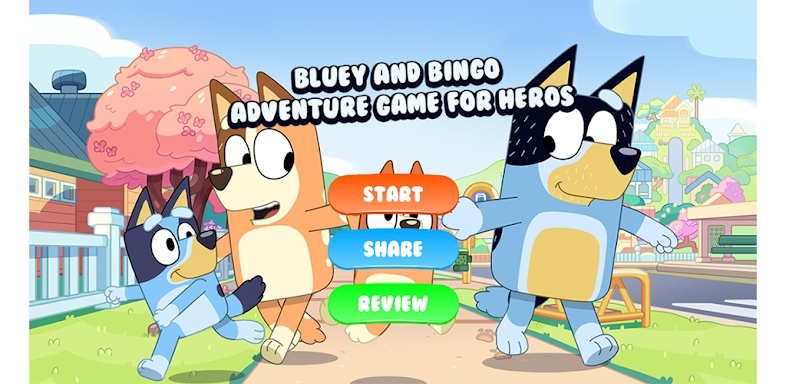 Bluey & Bingo Game family Run screenshots