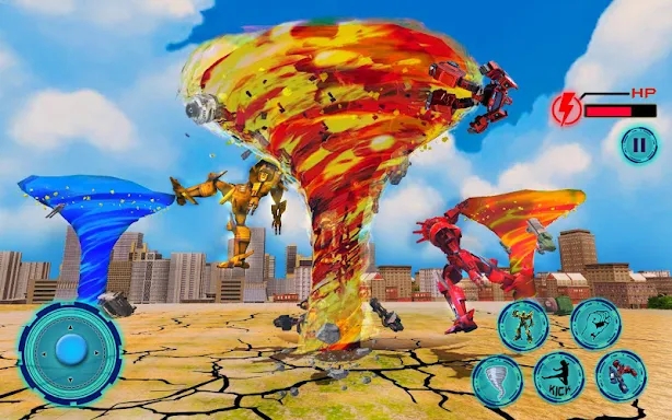 Immortal Superhero Tornado Robot City Rescue 2019 screenshots