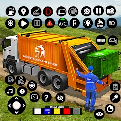 Offroad Garbage Truck Driving