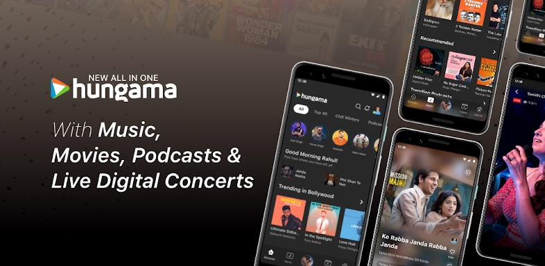 Hungama: Movies Music Podcasts screenshots