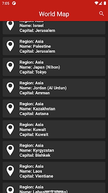 World Offline Map screenshots