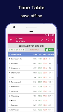 Indian Train Status - minits screenshots
