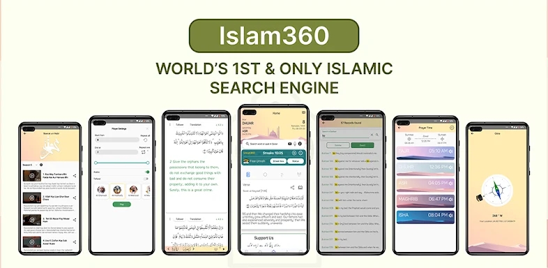 Islam360: Quran, Hadith, Qibla screenshots