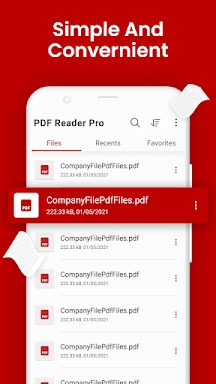 PDF Reader for Android screenshots