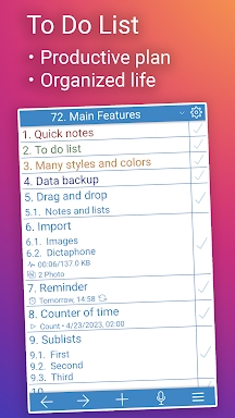 NoteToDo - Notes & To Do List screenshots