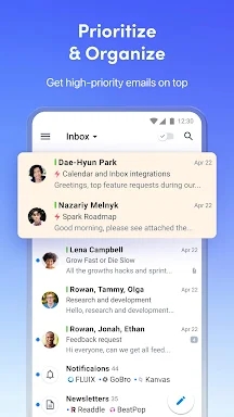 Spark Mail – AI Email Inbox screenshots