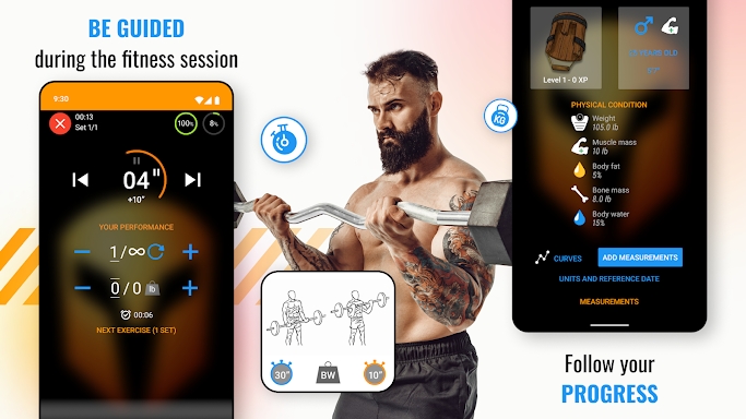 Workout Planner & Gym Trainer screenshots