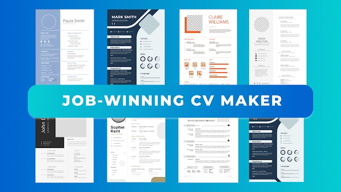 Resume Builder CV Maker App screenshots