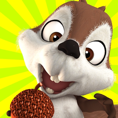 Slice It & Talk: Squirrel Fun screenshots