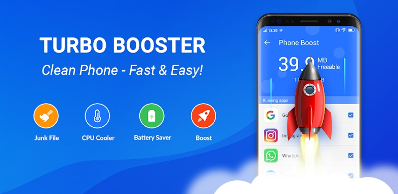 Turbo Booster - Clean Phone screenshots