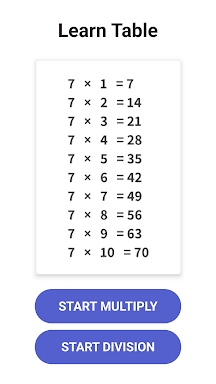 Times Table  - Learn Math screenshots