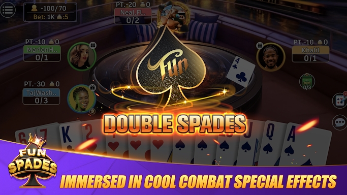 Fun Spades - Online Card Game screenshots