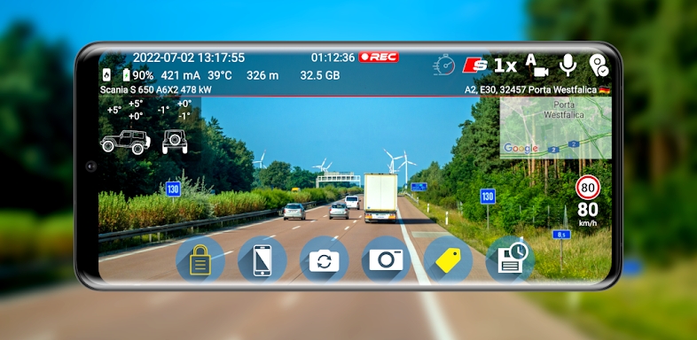 Dash Cam Travel — Car Camera screenshots