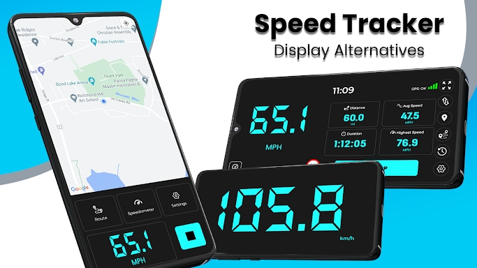 Speedometer GPS HUD - Odometer screenshots