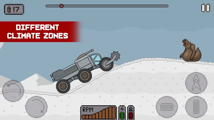 Death Rover: Space Zombie Race screenshots