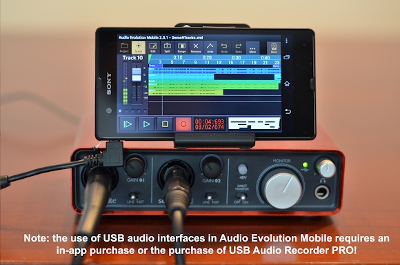 Audio Evolution Mobile TRIAL screenshots