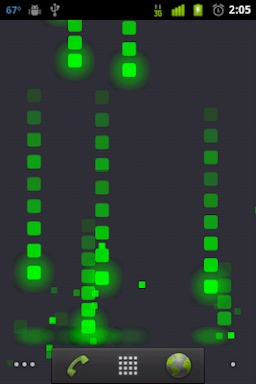 Pixel Rain Live Wallpaper screenshots