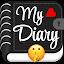 Daily Journal: Diary with lock icon