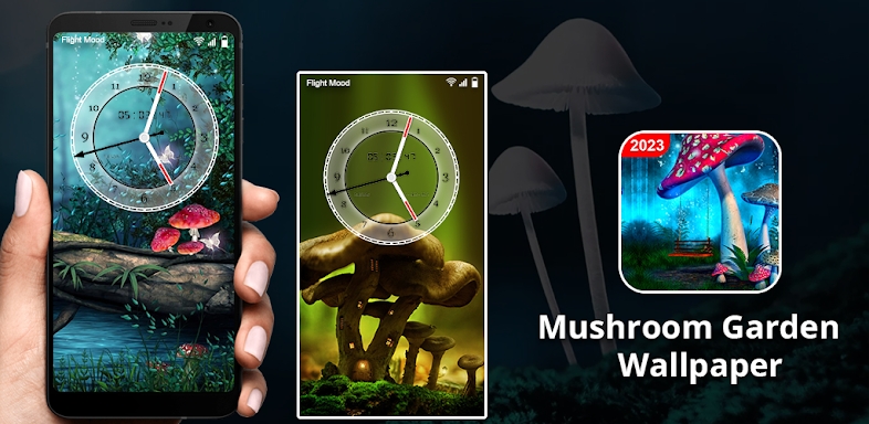 Mushroom Garden Live Wallpaper screenshots
