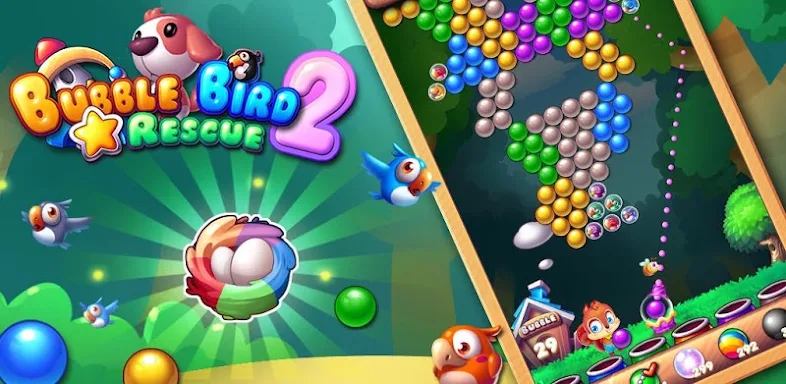 Bubble Bird Rescue 2 - Shoot! screenshots
